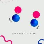 No.222 neon pink×blue