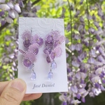 藤の花　糸の花咲く耳飾り　ニャンドゥティ