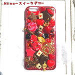ハートの女王の赤いスイーツiPhone6/6sケース