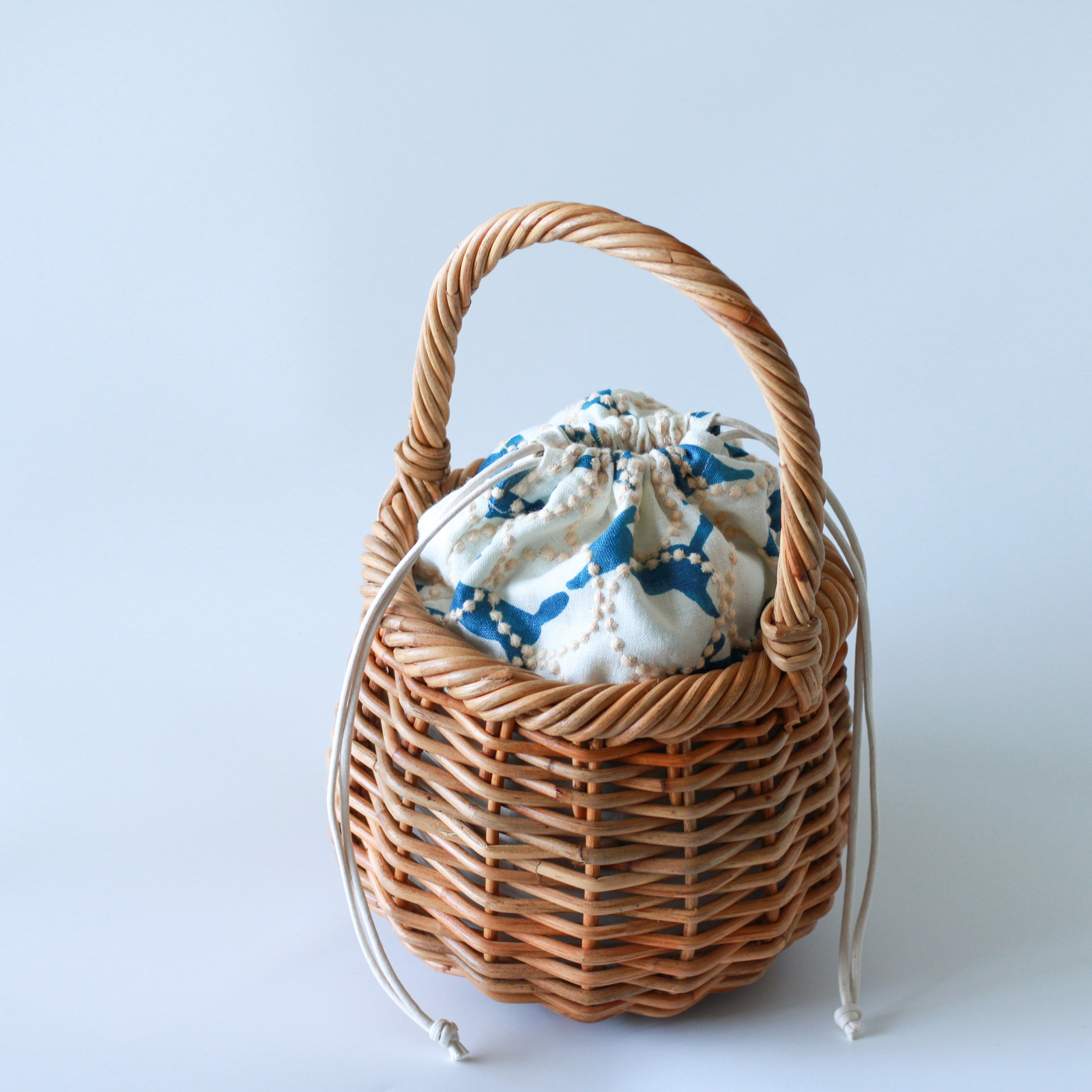 ハンドメイド♡ミナペルホネン♡foresttile♡コロりんポシェット