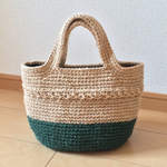 麻ひもバッグ