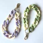 【🏝️SALE】💚🍵🧁スイーツカラーチェーンスマホハンドストラップ