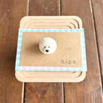 ビションフリーゼのブローチ