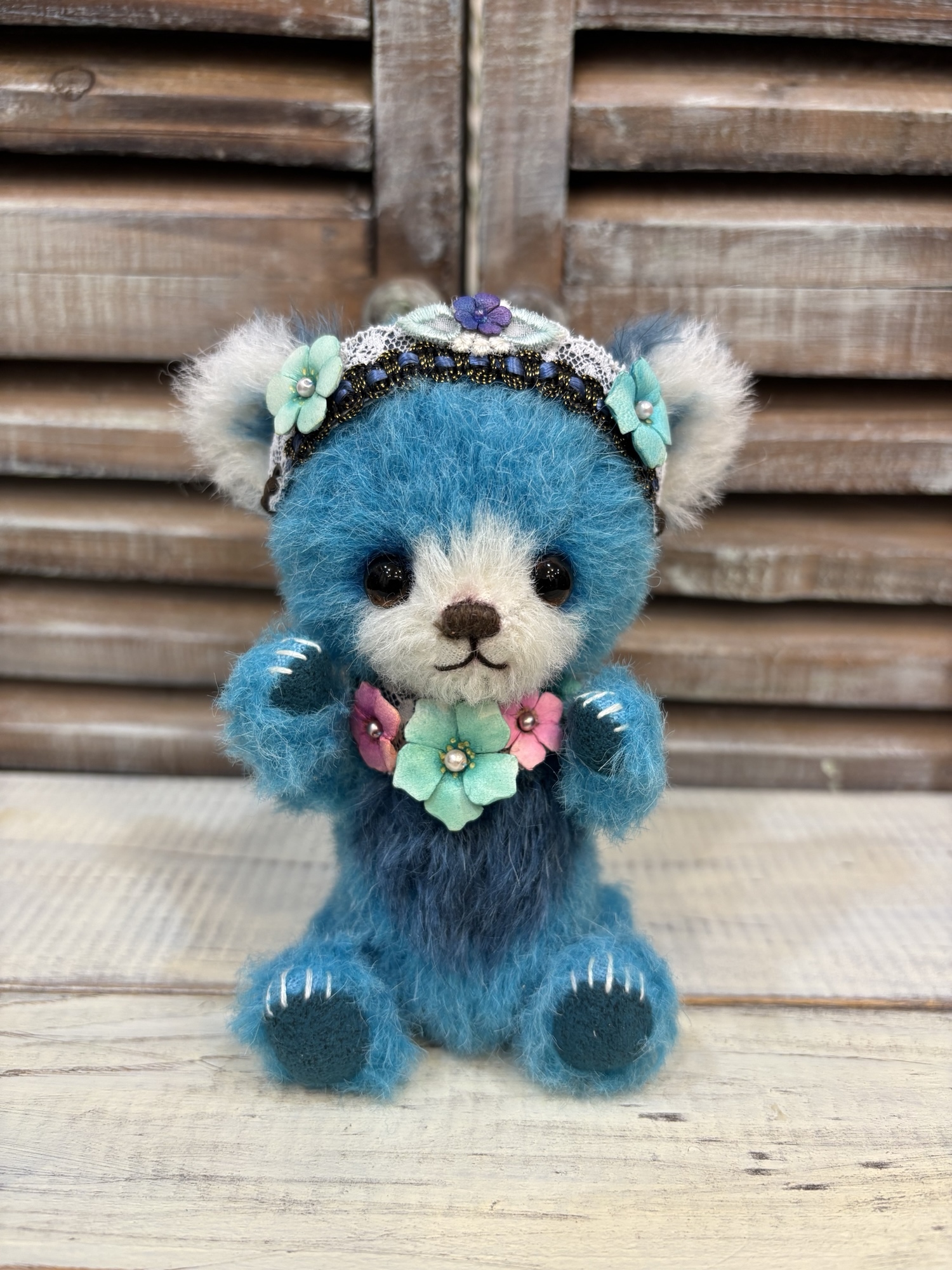ねずみ　ハンドメイド　テディベア　作家様作品 テディベア ハンドメイド 作家 ネズミ