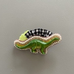 恐竜ブローチブローチ(草食)