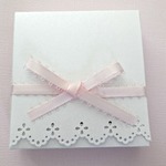 ギフトボックス　２個セット　Gift Boｘ Lace Pearl