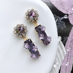 night violet field pierce / earring