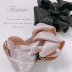 【送料無料】ステッチふんわりリボンバナナクリップ