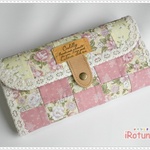 パッチワーク長財布　イエロー