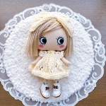 ☆ハンドメイド イルメール マリーちゃんお洋服(薄イエロー)2点セット☆
