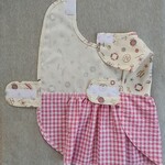 完成品 （胴回り47㎝）夏服マント型 マリン柄&ギンガムチェック