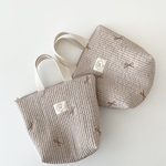 保冷バッグ beige ribbon
