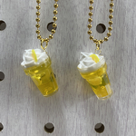 レモネードにソフトクリームを乗っけてみたよ