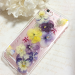 【受注制作】お花いっぱいiPhoneケース⑭ 