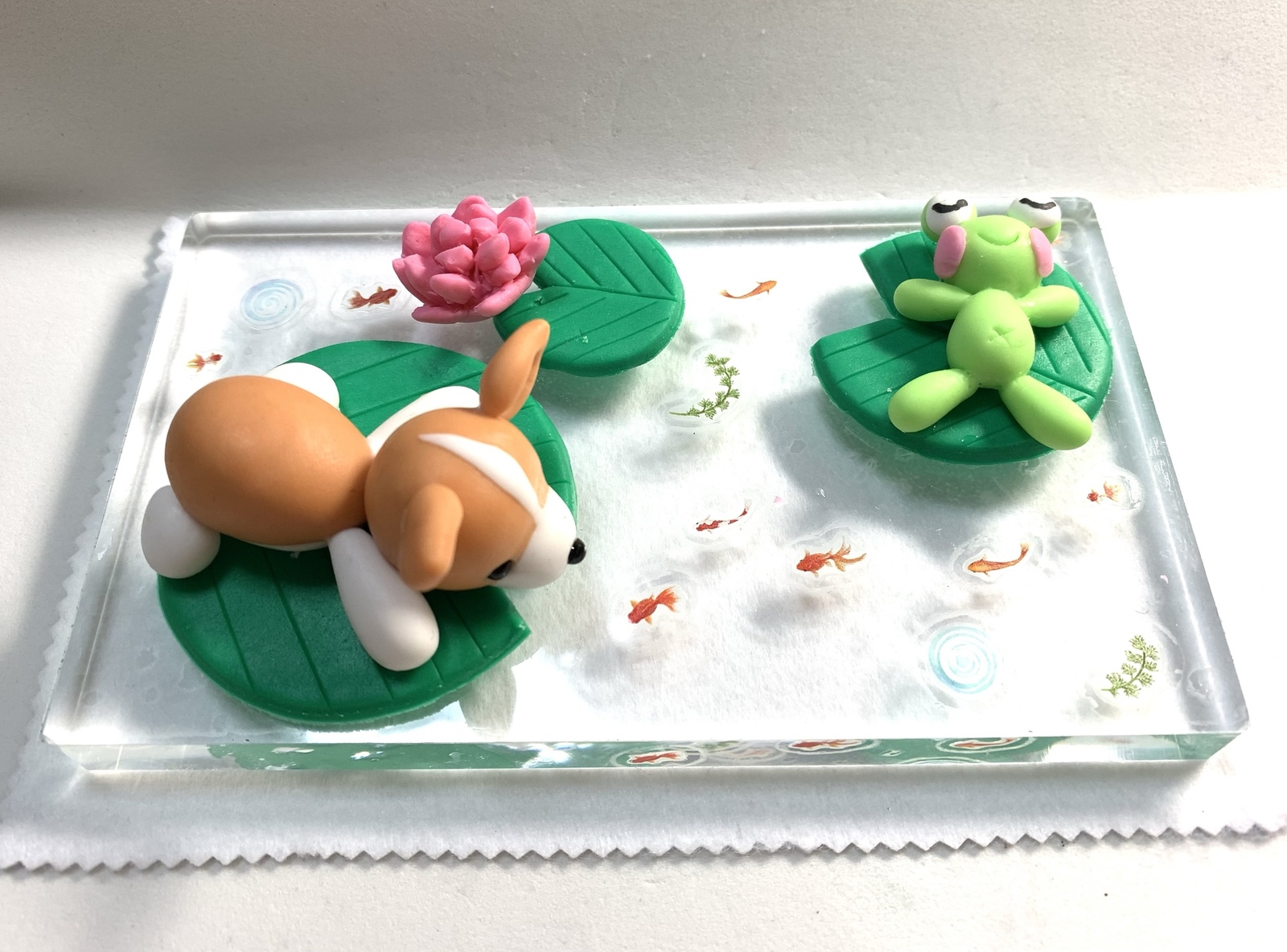 樹脂粘土ベビー&モールのワンちゃん 樹脂粘土ベビー&モールのワンちゃん