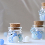 キャンディポットのキーホルダー【ネモフィラ】