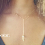 Leaf&Pearl Crystal Necklace