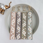 ⑅インド刺繍リボン⑅ハンドストラップ ⋆⸜ᴺᴱᵂ ⸝⋆ 小花柄