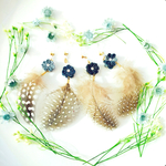 再…販＊Mini amiga denim said, and I want to be a bird＊イヤリング