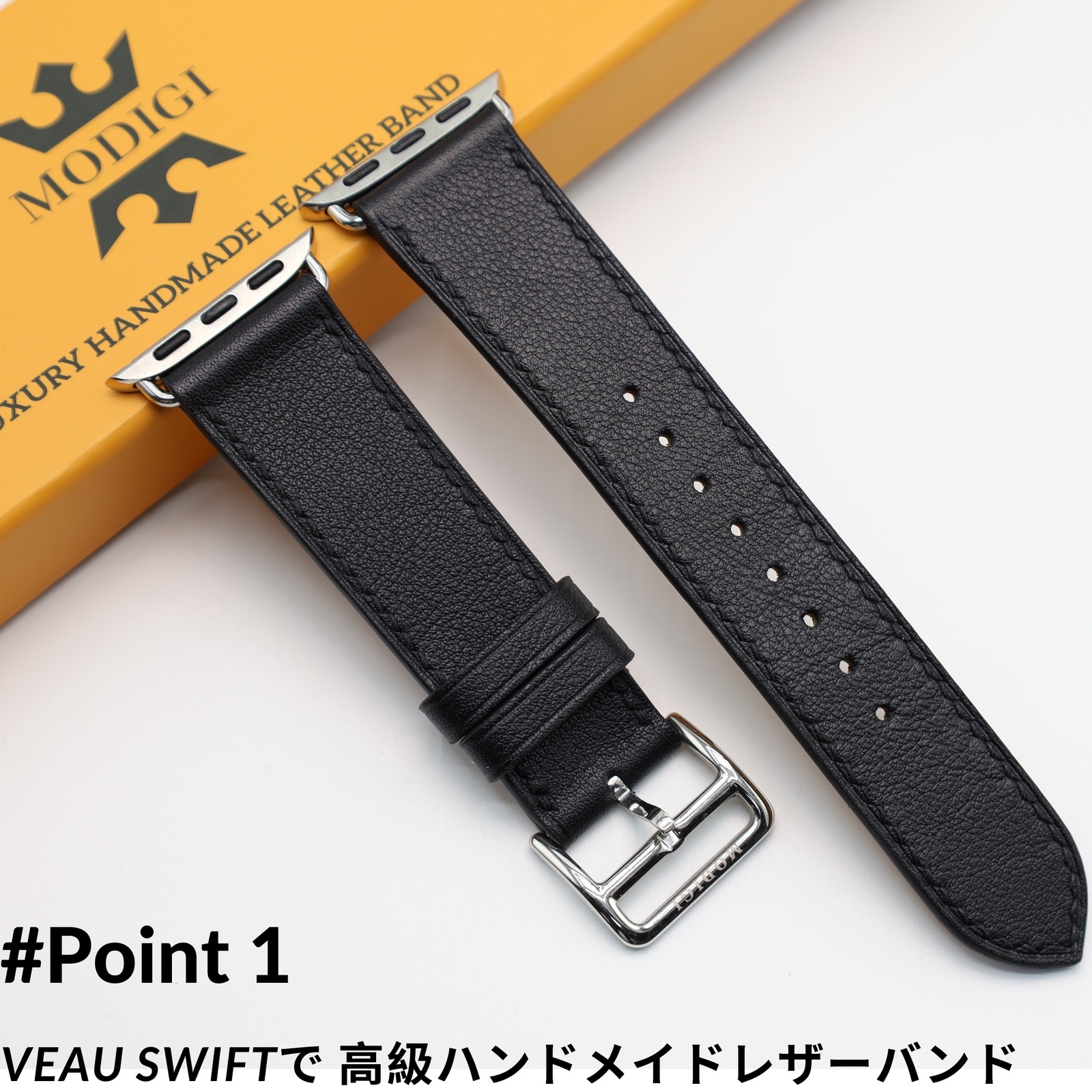 Modigi Apple Watch レザーバンド 45 44 49 Apple Watch