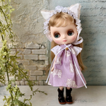 ミディブライス モンストドール 猫になりたいお洋服 リバティ生地使用