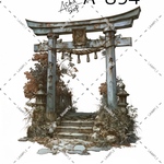 A-894 装飾 ステッカー sticker 素材 コラージュ collage シール achashop