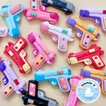 【10個】デコパーツ　ピストル　銃　ガン　かわいい　ゲーム　カラフル