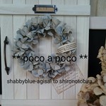 **シャビーブルーな紫陽花 to 白の扉 **