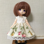 オビツ11サイズ　花束ワンピース