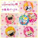 usamimisky様 専用ページ☆ 迷子札　フェルト　名札
