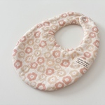 ハンドメイドスタイ　ナチュラル小花　シュナウザー　ふんわりカラー　出産祝い　出産準備　プチギフト　ビブ　よだれかけ　handmade  ベビースタイ　