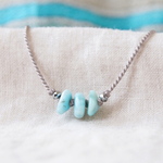 Chip Short Necklace（ラリマー）