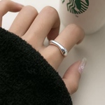 silver925コーティング リング ぽってり ニュアンス ボリューム シルバー デザイン 指輪 シルバー925 S925 シンプル【R-215】