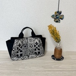 【専用】forest tile・ダークネイビーのプランプバッグ・小サイズ