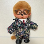 モンチッチSサイズ用／3人組バンド⭐︎真ん中のお方のステージ衣装風コーデ【ハンドメイド衣装5点セット】