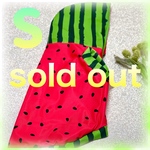 【犬服】スイカ🍉コスチューム風💚タンクトップ Sサイズ小型犬