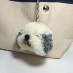 動物ポンポンバッグチャーム オールドイングリッシュシープドッグ2