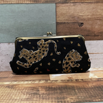 親子がま口長財布　ジャガード
