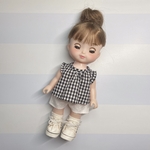 ソランちゃん メルちゃん服 ෆ̈ フリルブラウス＆レースショートパンツ