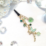 ❤ ティンカーベル 妖精のハートイヤホンジャック （水色）