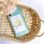 ミモザリボン　スマホカード　スマホインナーシート＊花　クリアシート