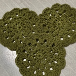 コースター *お花  オリーブリーフ*