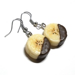 とろーりチョコ&バナナのピアス