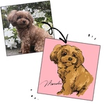 うちの子 ペット 似顔絵 イラスト オーダー 犬 猫 絵画 カラー スケッチ