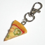 こんがりピザのキーホルダー　
