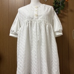 綿刺繍レースのチュニック