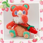 森のいちごくま🍓🧸 あみぐるみ