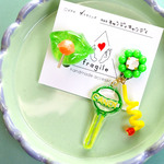 キャンディキャンディ #アップルグリーン ピアス/イヤリング
