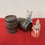 【042】タル（樽）2個セット　（2 Pairs Barrel）