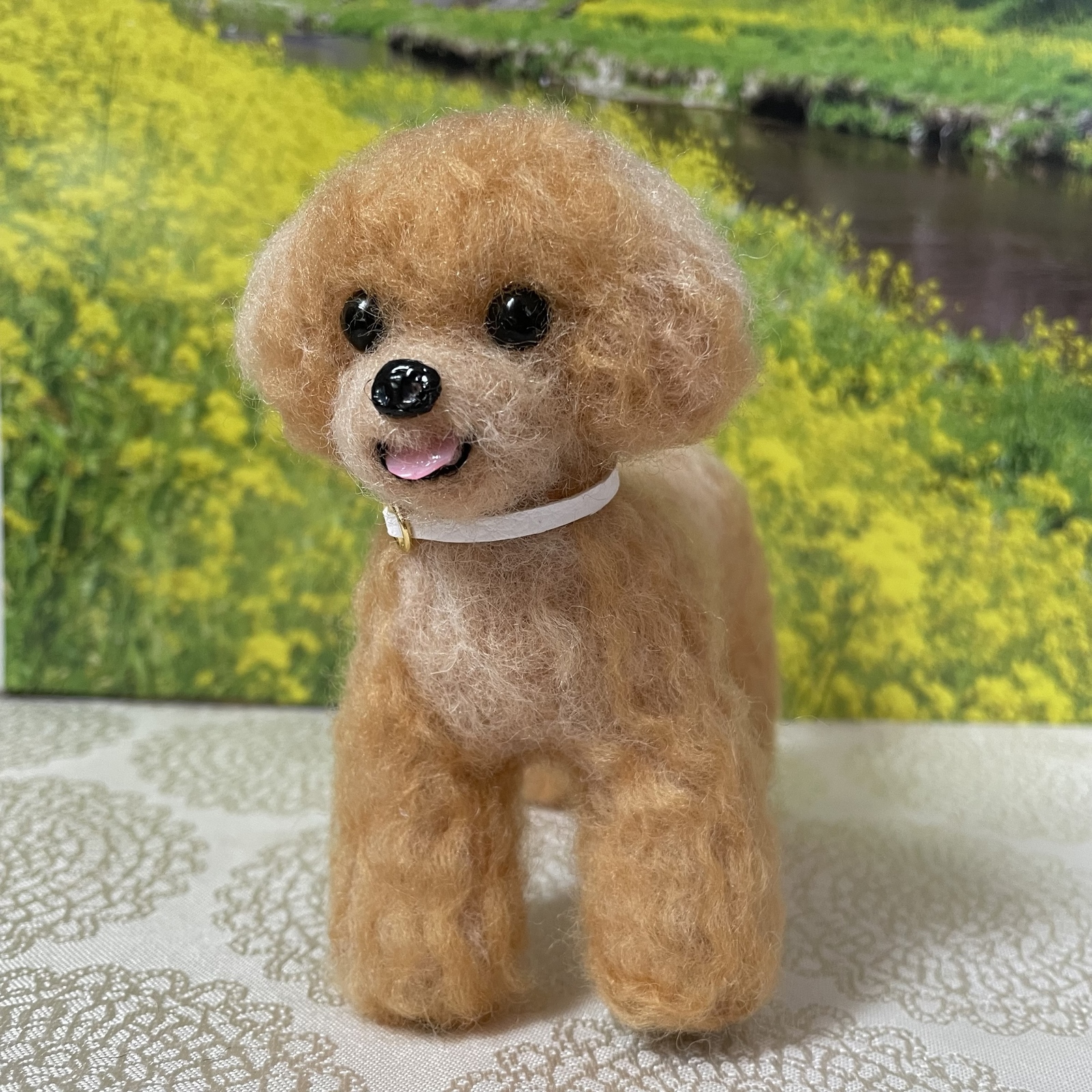 547♥︎マルプー犬の羊毛フェルト❣️ 547♥︎マルプー犬の羊毛フェルト❣️ 以前作ったトイプードルを